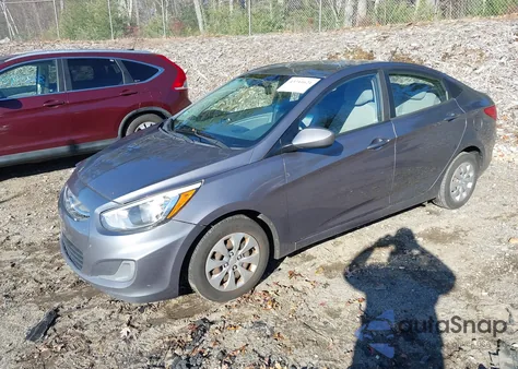 2016 Hyundai Accent Se z USA, uszkodzony, nr VIN KMHCT4AE4GU007473